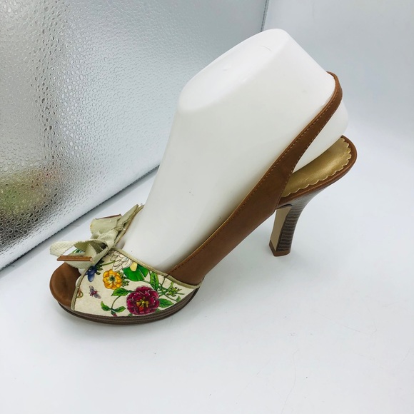 NEW MADDEN  GIRL GORGEOUS & UNIQUE PAINTED LEATHER HEELS NEVER WORN - Picture 5 of 16